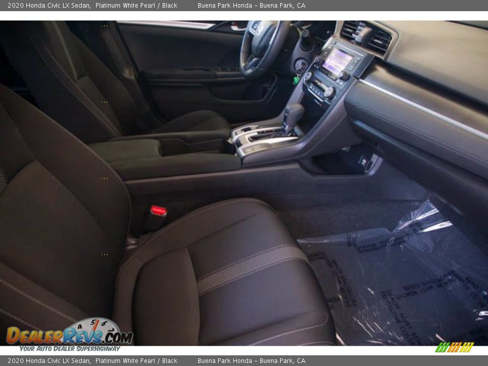 2020 Honda Civic LX Sedan Platinum White Pearl / Black Photo #23