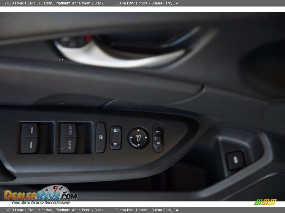 2020 Honda Civic LX Sedan Platinum White Pearl / Black Photo #30