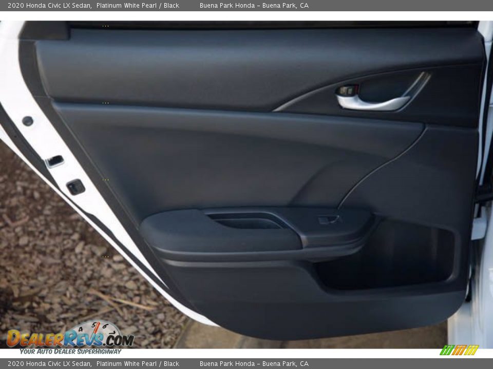 2020 Honda Civic LX Sedan Platinum White Pearl / Black Photo #31