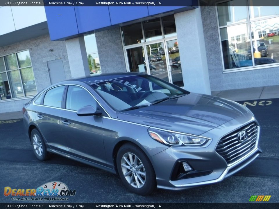 2018 Hyundai Sonata SE Machine Gray / Gray Photo #1