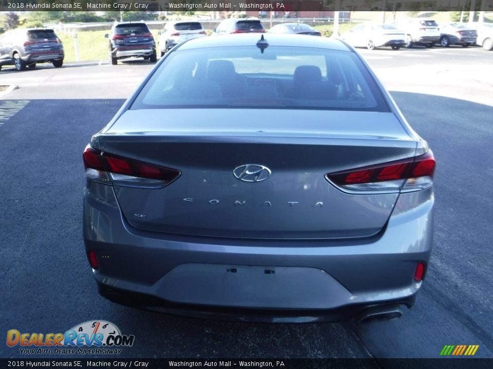 2018 Hyundai Sonata SE Machine Gray / Gray Photo #7