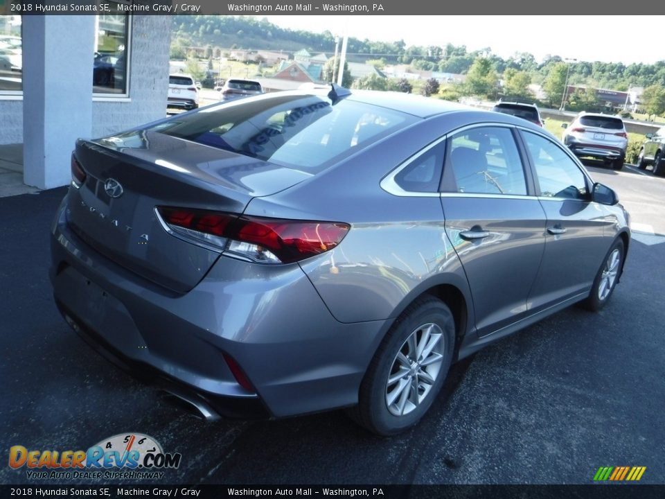 2018 Hyundai Sonata SE Machine Gray / Gray Photo #9