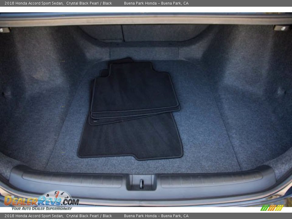 2018 Honda Accord Sport Sedan Crystal Black Pearl / Black Photo #20