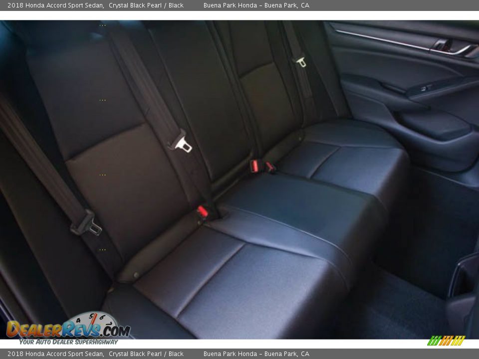 2018 Honda Accord Sport Sedan Crystal Black Pearl / Black Photo #22