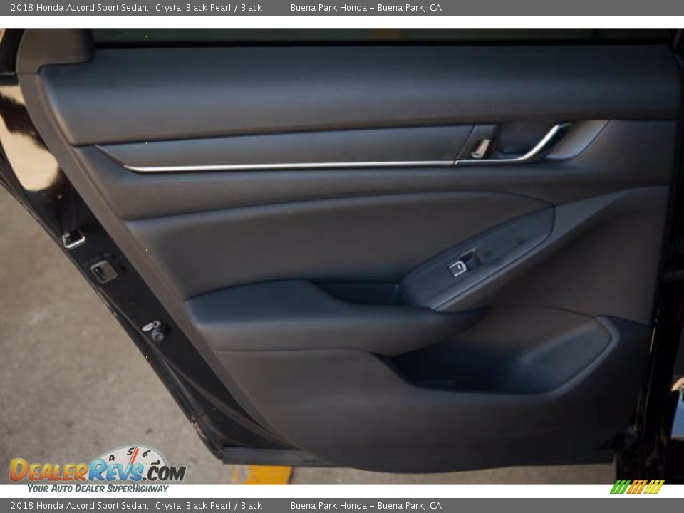 2018 Honda Accord Sport Sedan Crystal Black Pearl / Black Photo #30