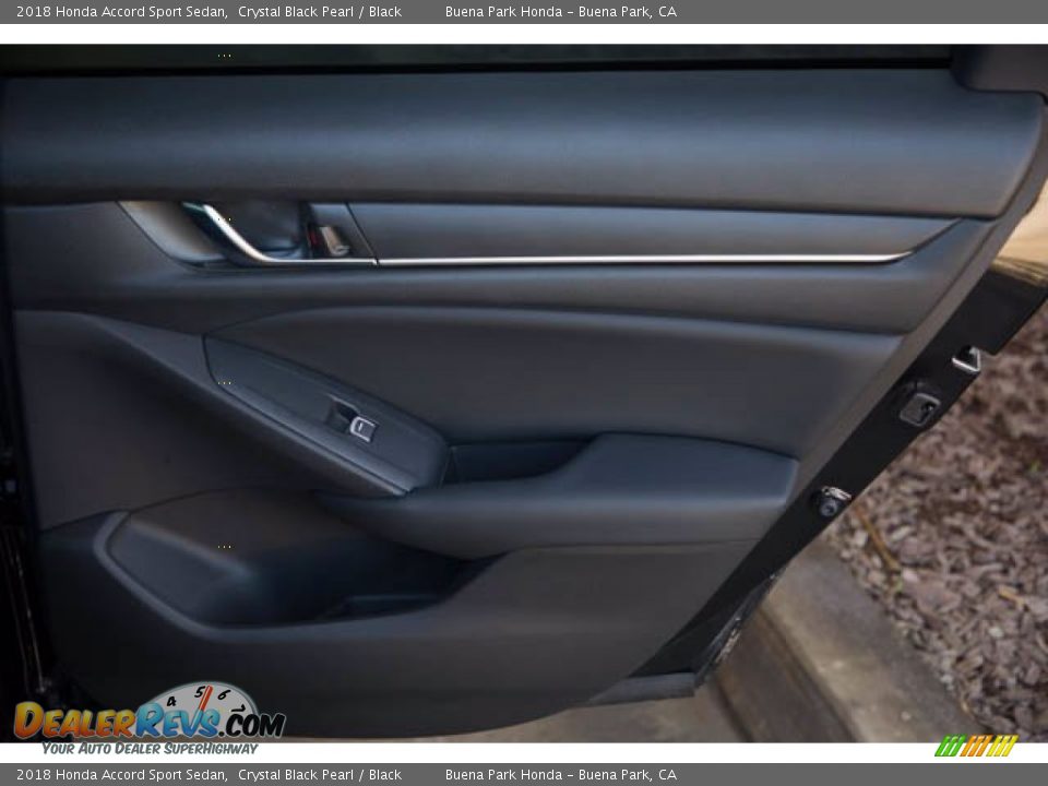 2018 Honda Accord Sport Sedan Crystal Black Pearl / Black Photo #31
