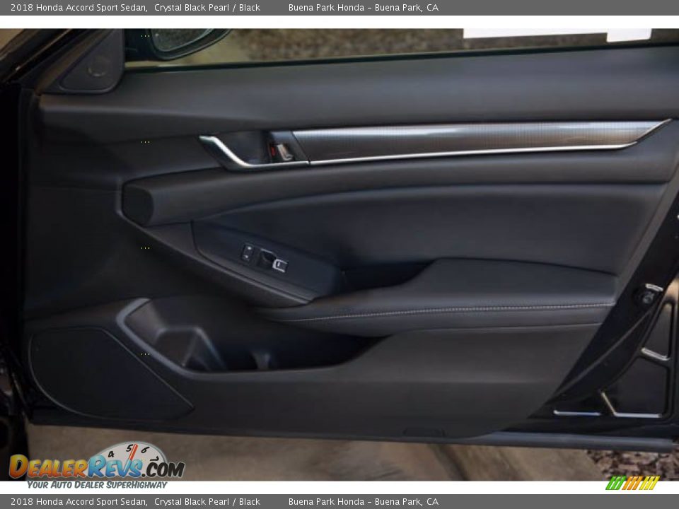 2018 Honda Accord Sport Sedan Crystal Black Pearl / Black Photo #32