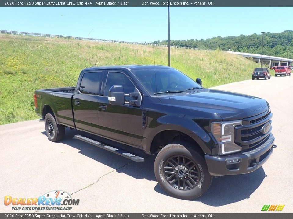 2020 Ford F250 Super Duty Lariat Crew Cab 4x4 Agate Black / Black Photo #3