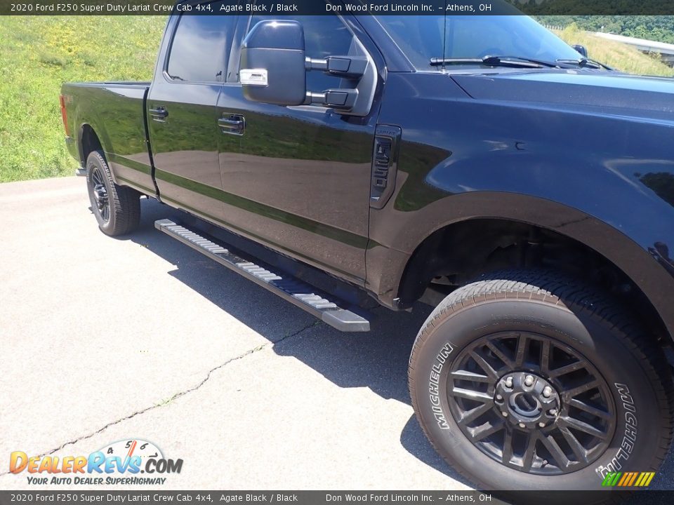 2020 Ford F250 Super Duty Lariat Crew Cab 4x4 Agate Black / Black Photo #4