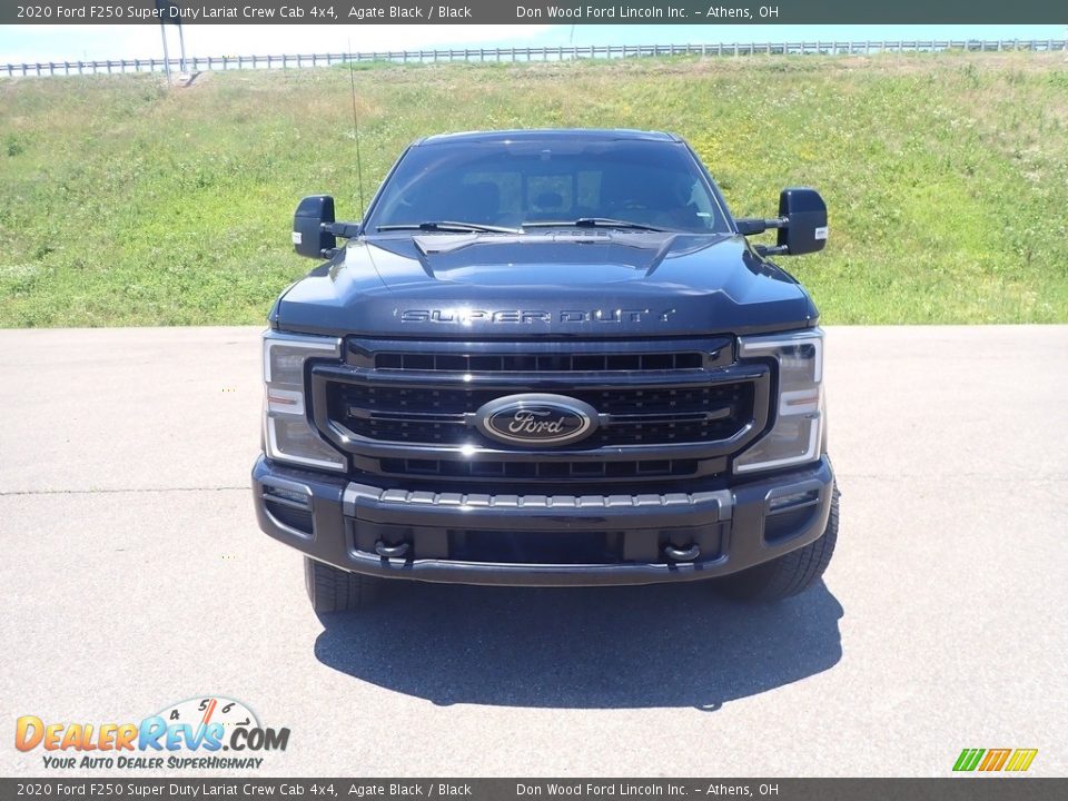 2020 Ford F250 Super Duty Lariat Crew Cab 4x4 Agate Black / Black Photo #5