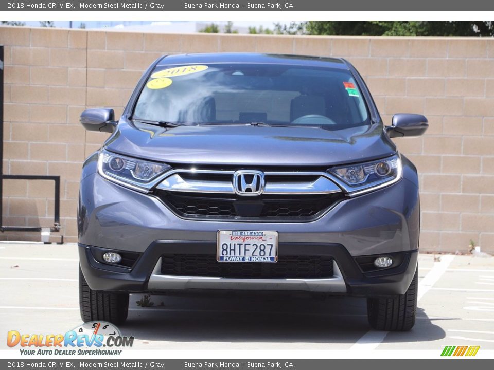 2018 Honda CR-V EX Modern Steel Metallic / Gray Photo #3