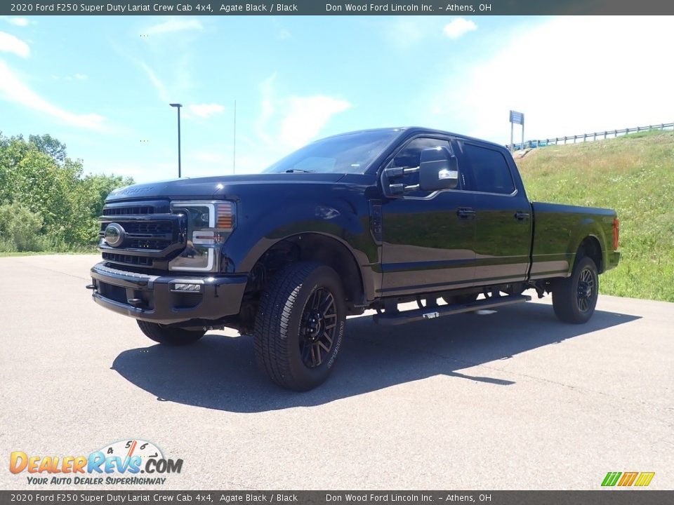 2020 Ford F250 Super Duty Lariat Crew Cab 4x4 Agate Black / Black Photo #8