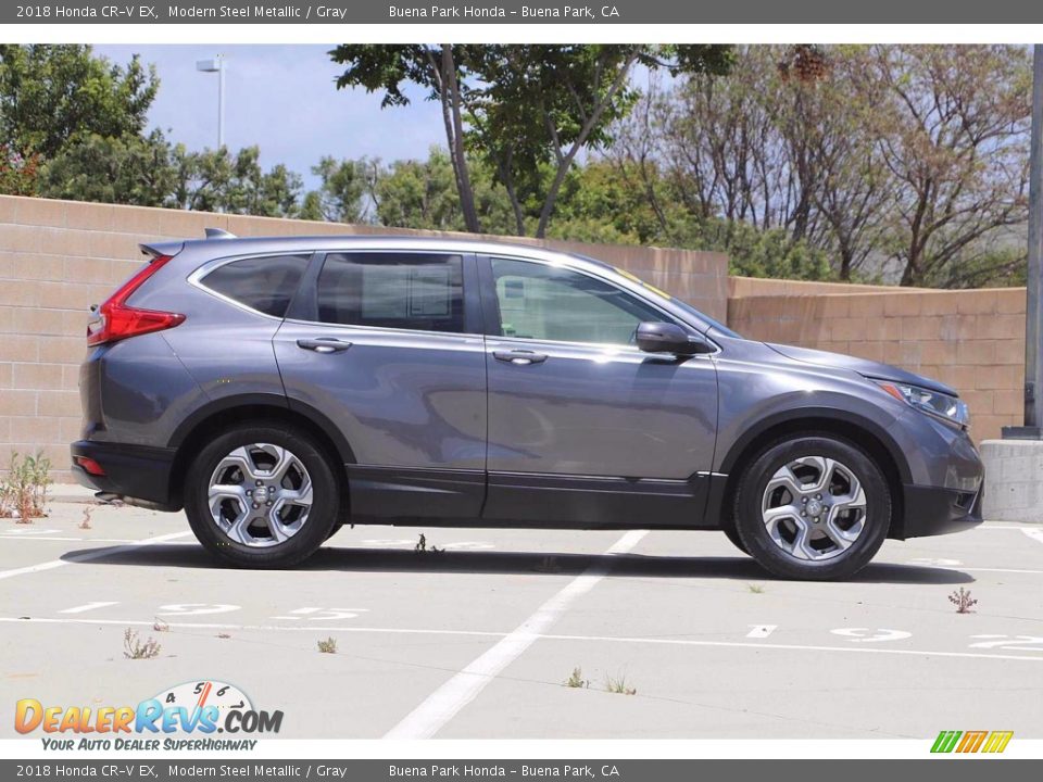 2018 Honda CR-V EX Modern Steel Metallic / Gray Photo #4