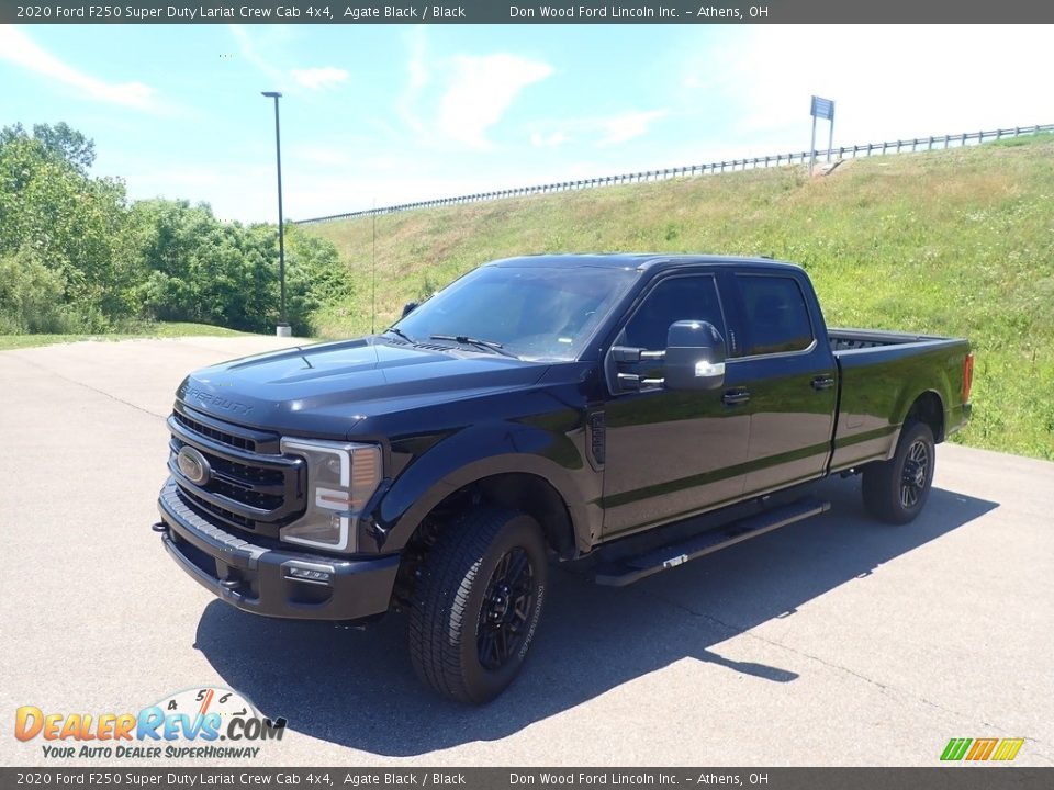 2020 Ford F250 Super Duty Lariat Crew Cab 4x4 Agate Black / Black Photo #9