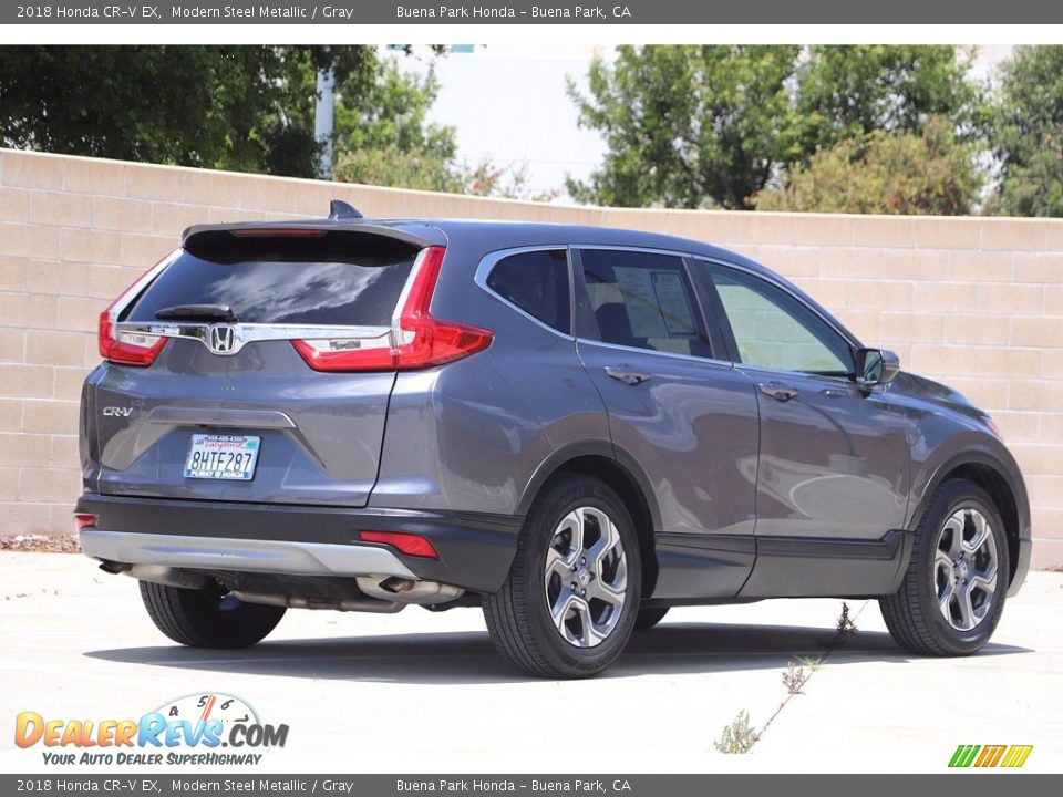 2018 Honda CR-V EX Modern Steel Metallic / Gray Photo #5