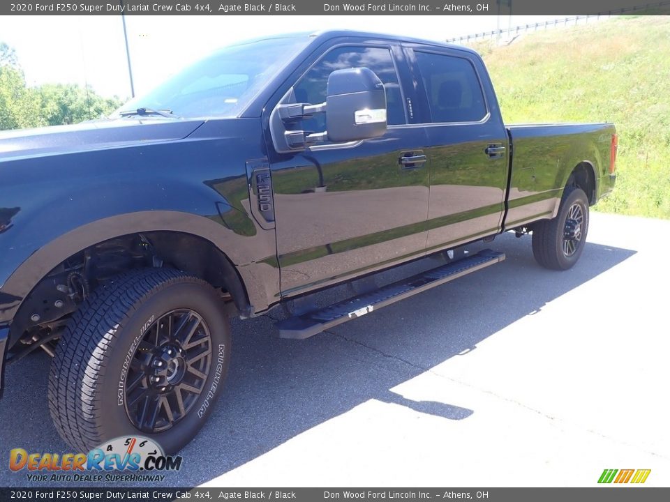 2020 Ford F250 Super Duty Lariat Crew Cab 4x4 Agate Black / Black Photo #10