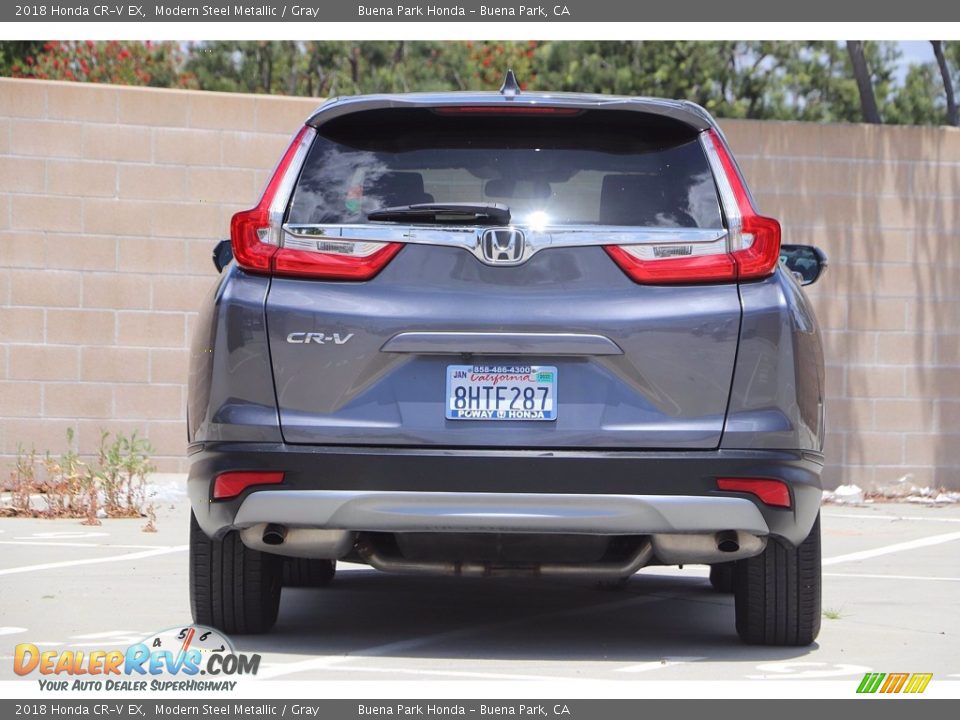 2018 Honda CR-V EX Modern Steel Metallic / Gray Photo #6