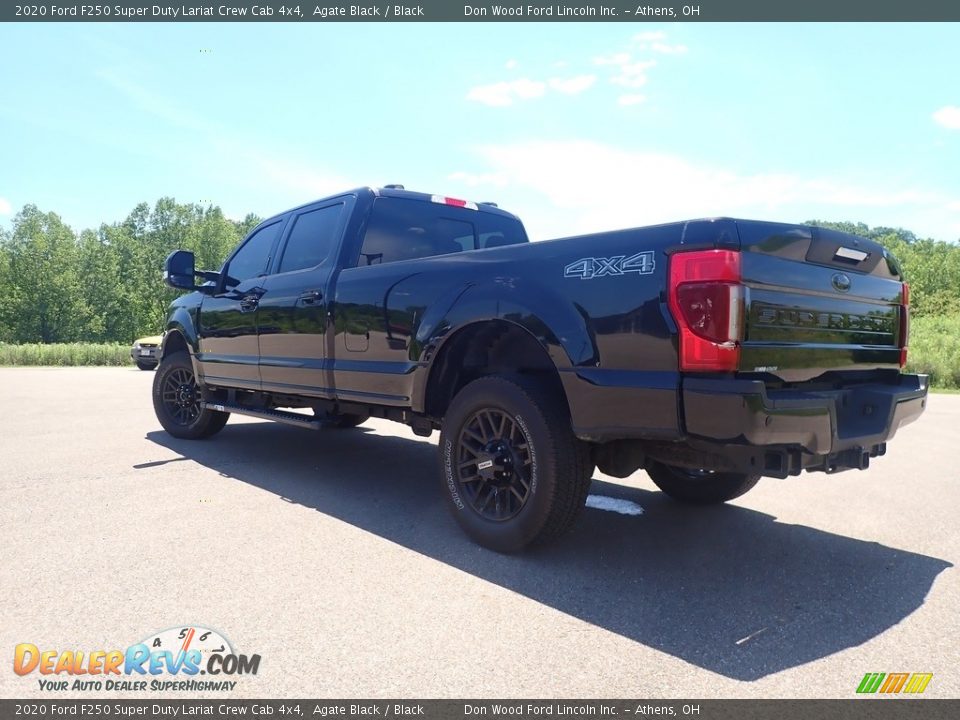2020 Ford F250 Super Duty Lariat Crew Cab 4x4 Agate Black / Black Photo #11