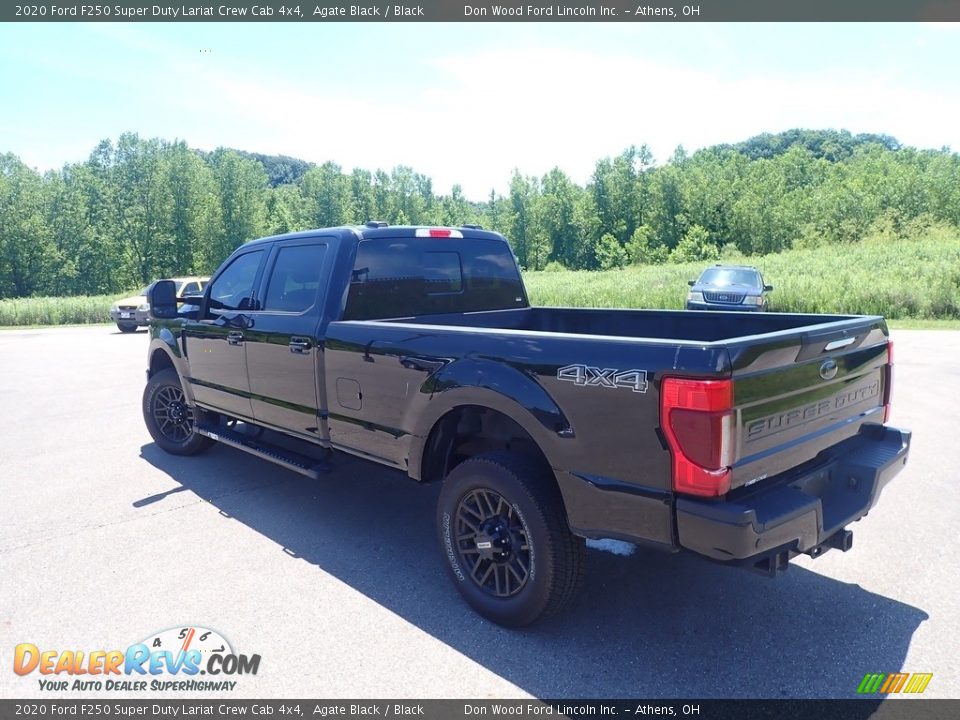 2020 Ford F250 Super Duty Lariat Crew Cab 4x4 Agate Black / Black Photo #12