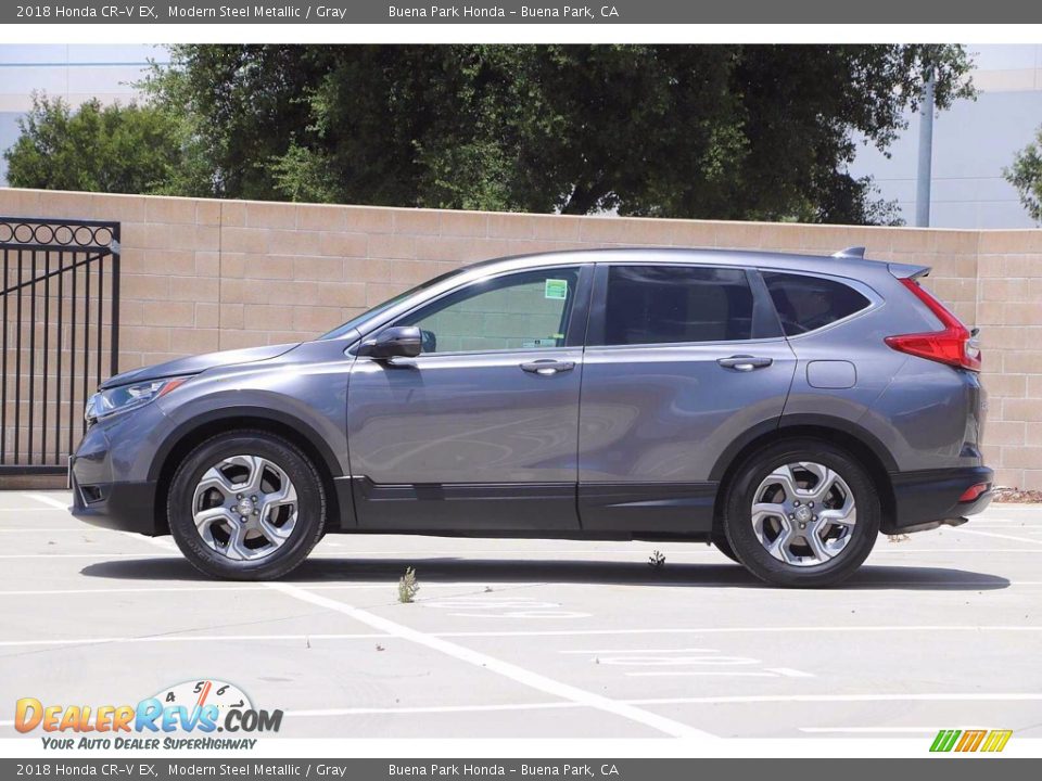 2018 Honda CR-V EX Modern Steel Metallic / Gray Photo #8