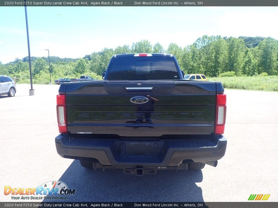 2020 Ford F250 Super Duty Lariat Crew Cab 4x4 Agate Black / Black Photo #13