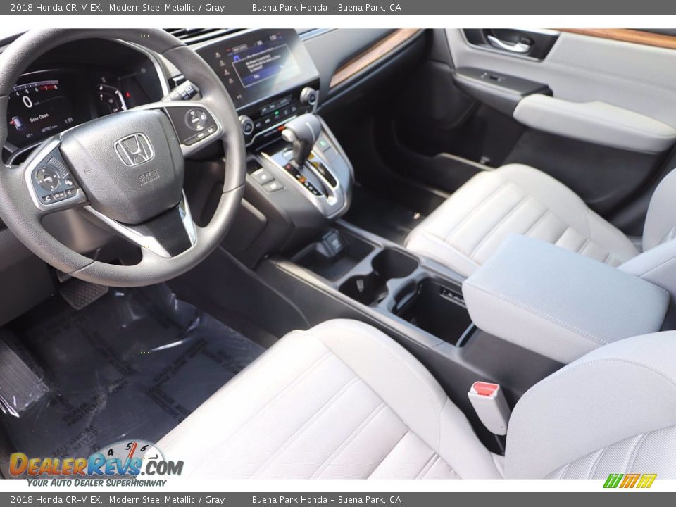 2018 Honda CR-V EX Modern Steel Metallic / Gray Photo #11