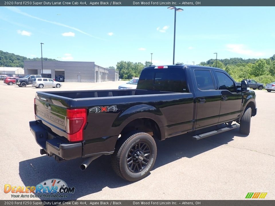 2020 Ford F250 Super Duty Lariat Crew Cab 4x4 Agate Black / Black Photo #16