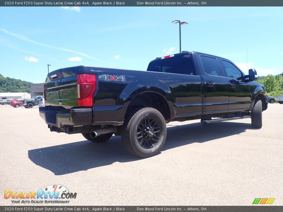 2020 Ford F250 Super Duty Lariat Crew Cab 4x4 Agate Black / Black Photo #17
