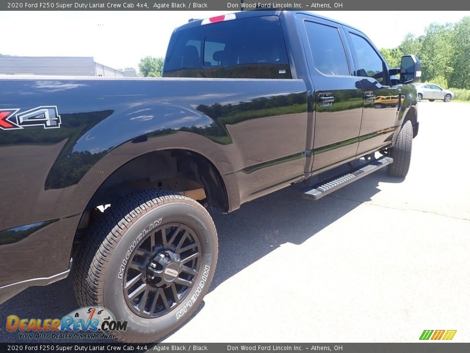 2020 Ford F250 Super Duty Lariat Crew Cab 4x4 Agate Black / Black Photo #19