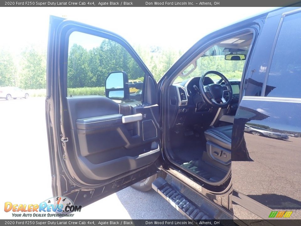 2020 Ford F250 Super Duty Lariat Crew Cab 4x4 Agate Black / Black Photo #21