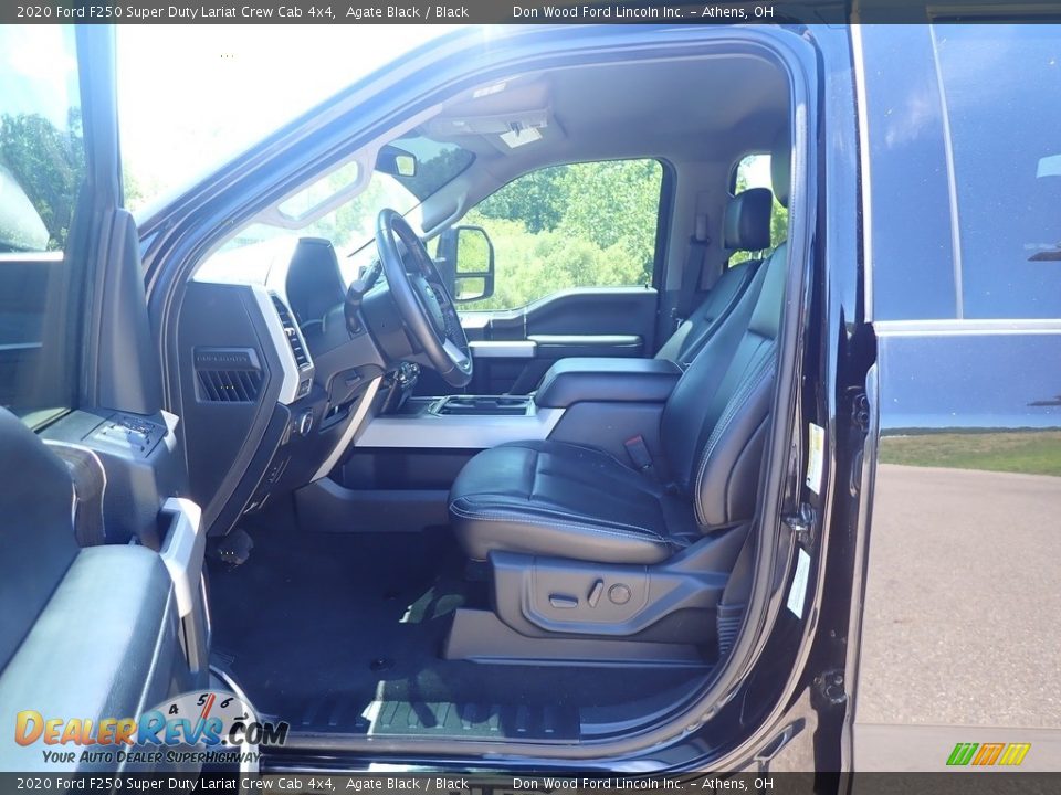 2020 Ford F250 Super Duty Lariat Crew Cab 4x4 Agate Black / Black Photo #23