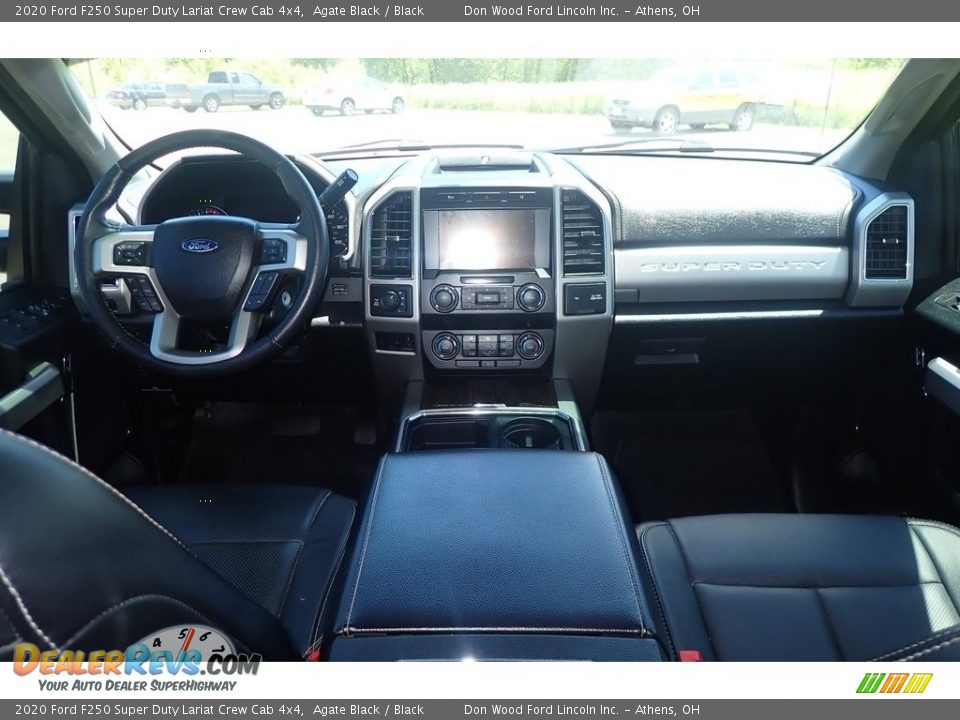 2020 Ford F250 Super Duty Lariat Crew Cab 4x4 Agate Black / Black Photo #25