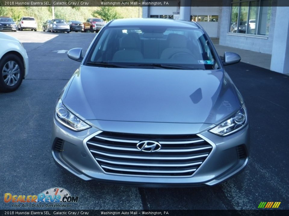 2018 Hyundai Elantra SEL Galactic Gray / Gray Photo #3