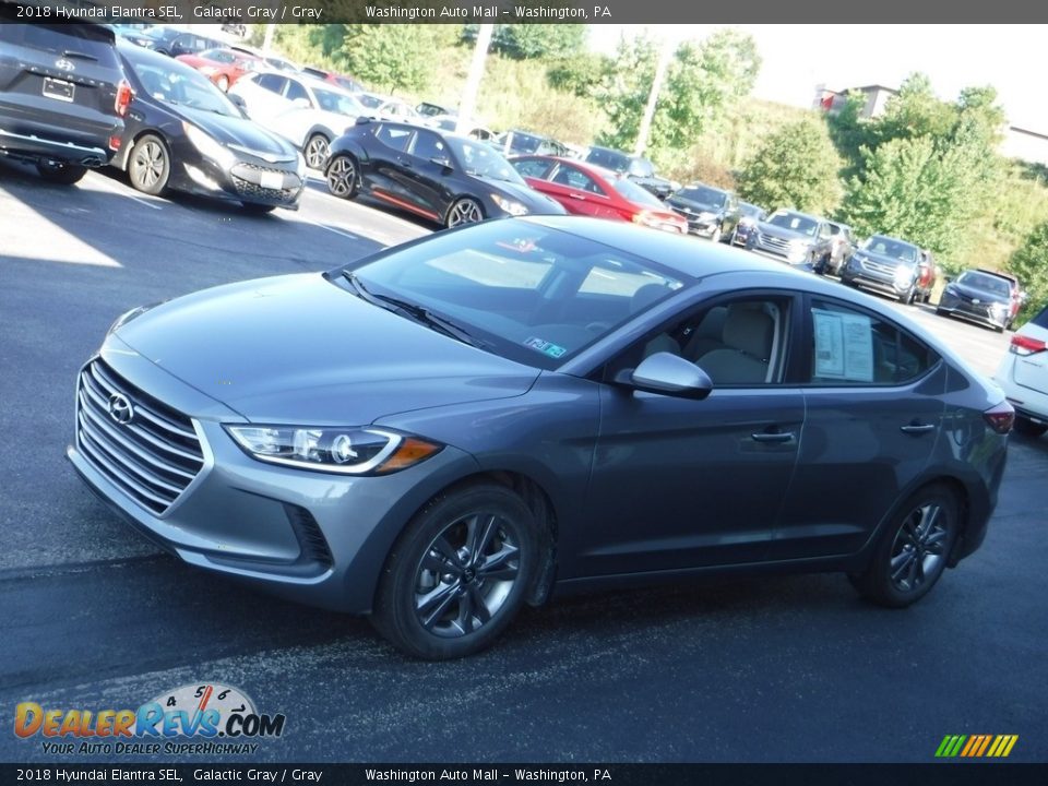 2018 Hyundai Elantra SEL Galactic Gray / Gray Photo #4