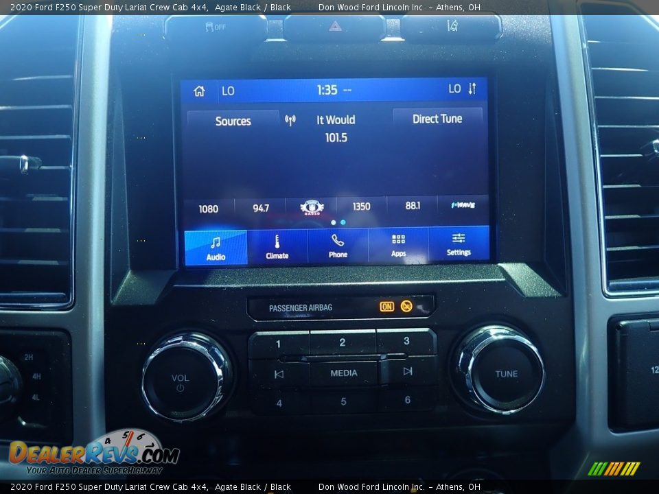2020 Ford F250 Super Duty Lariat Crew Cab 4x4 Agate Black / Black Photo #27