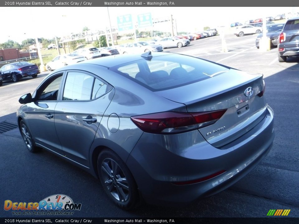 2018 Hyundai Elantra SEL Galactic Gray / Gray Photo #6