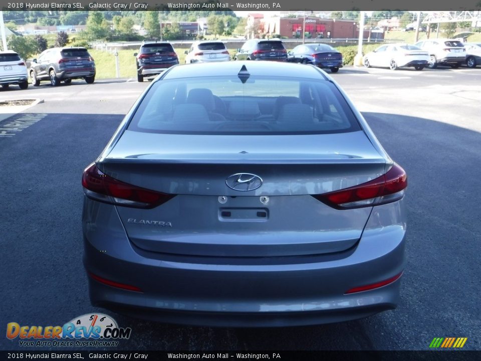 2018 Hyundai Elantra SEL Galactic Gray / Gray Photo #7