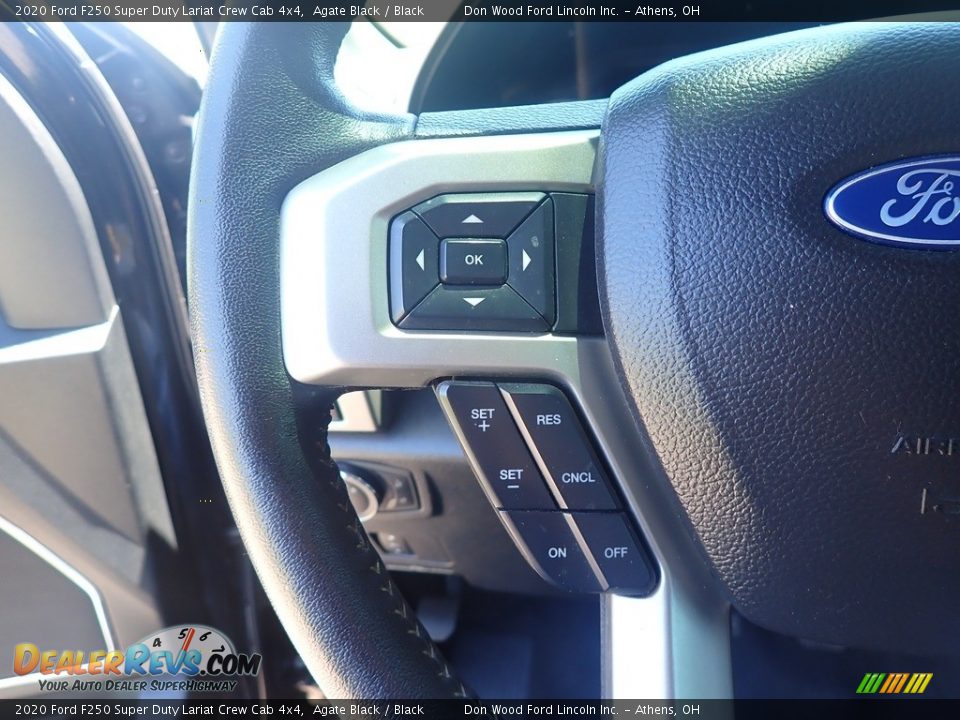 2020 Ford F250 Super Duty Lariat Crew Cab 4x4 Agate Black / Black Photo #30