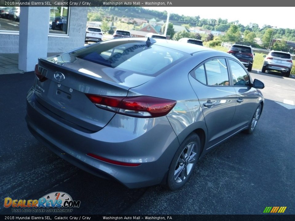 2018 Hyundai Elantra SEL Galactic Gray / Gray Photo #8