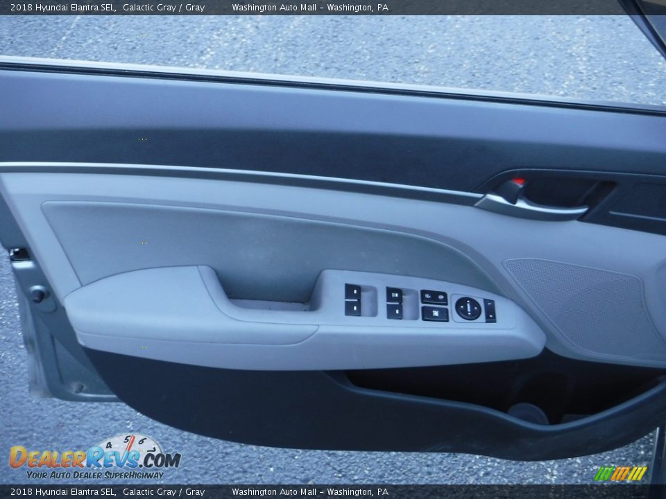 2018 Hyundai Elantra SEL Galactic Gray / Gray Photo #11