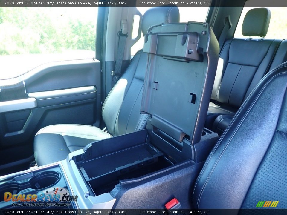 2020 Ford F250 Super Duty Lariat Crew Cab 4x4 Agate Black / Black Photo #35