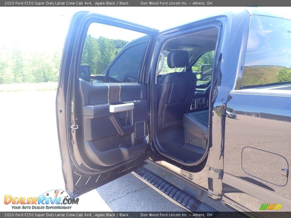 2020 Ford F250 Super Duty Lariat Crew Cab 4x4 Agate Black / Black Photo #36