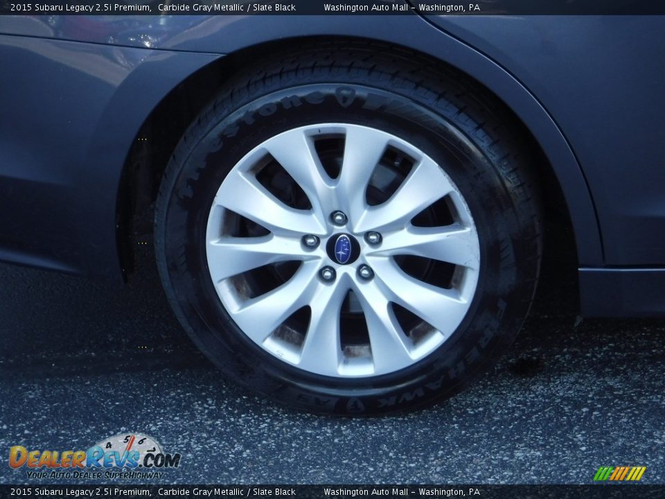 2015 Subaru Legacy 2.5i Premium Carbide Gray Metallic / Slate Black Photo #3