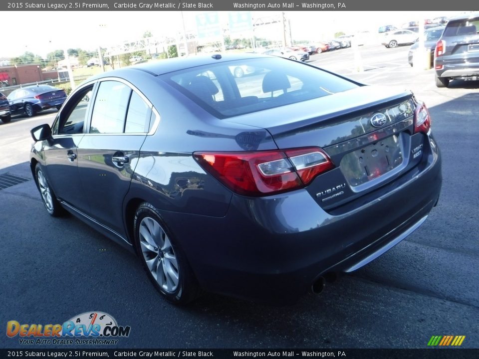 2015 Subaru Legacy 2.5i Premium Carbide Gray Metallic / Slate Black Photo #8