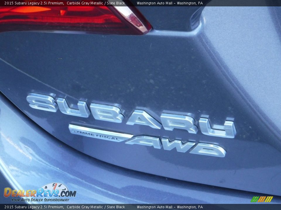 2015 Subaru Legacy 2.5i Premium Carbide Gray Metallic / Slate Black Photo #10