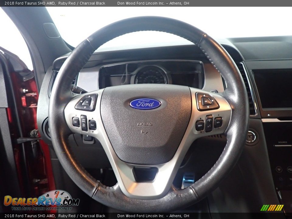 2018 Ford Taurus SHO AWD Steering Wheel Photo #30