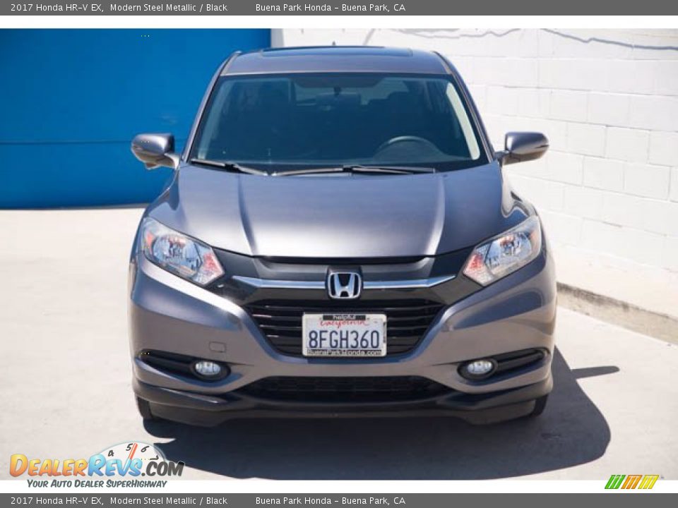 2017 Honda HR-V EX Modern Steel Metallic / Black Photo #7