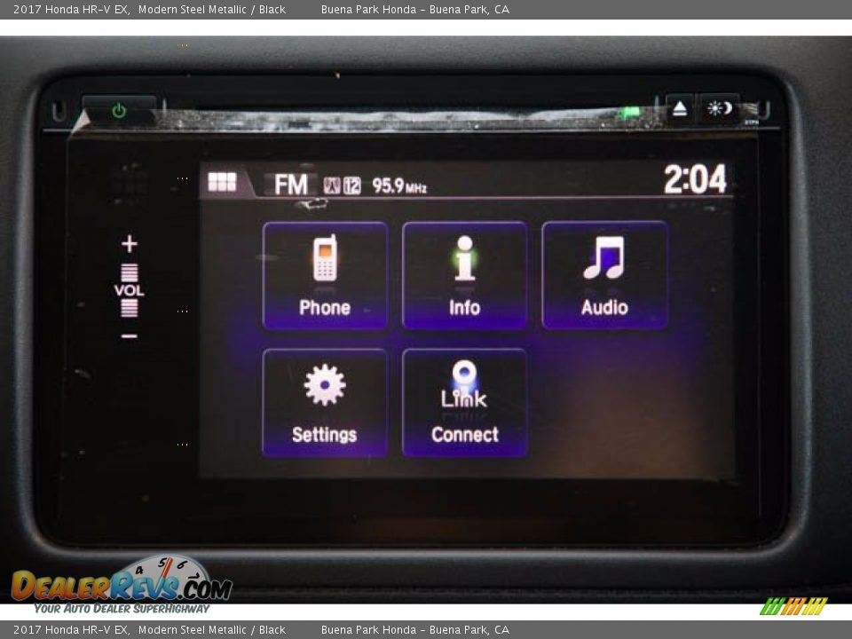 2017 Honda HR-V EX Modern Steel Metallic / Black Photo #24