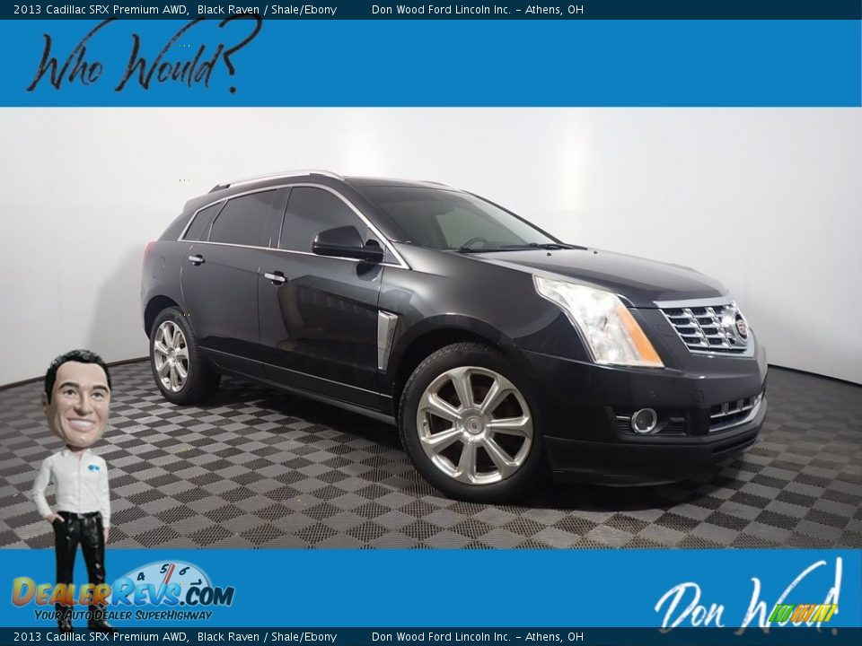 2013 Cadillac SRX Premium AWD Black Raven / Shale/Ebony Photo #1