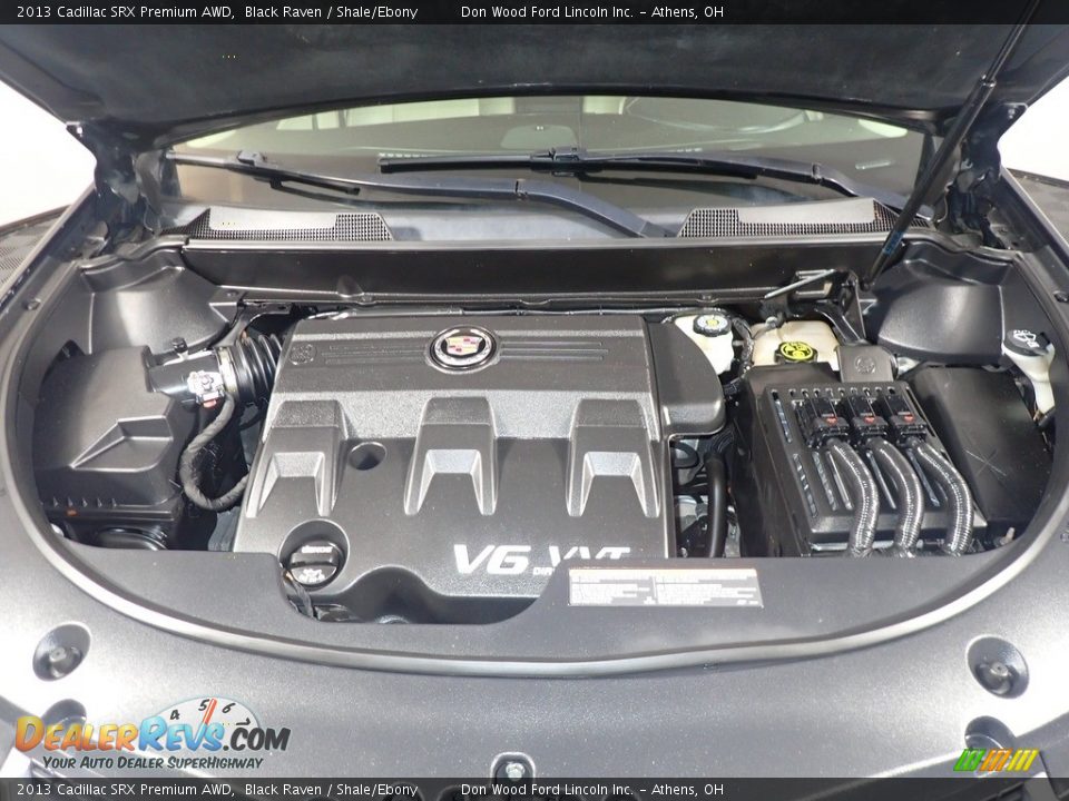 2013 Cadillac SRX Premium AWD Black Raven / Shale/Ebony Photo #10